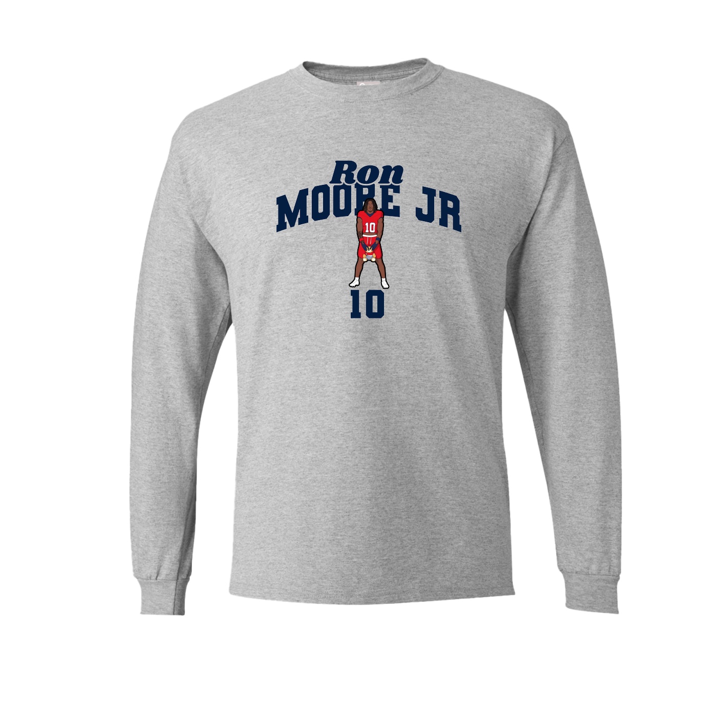 Long Sleeve Tee — Signature Arch in Grey