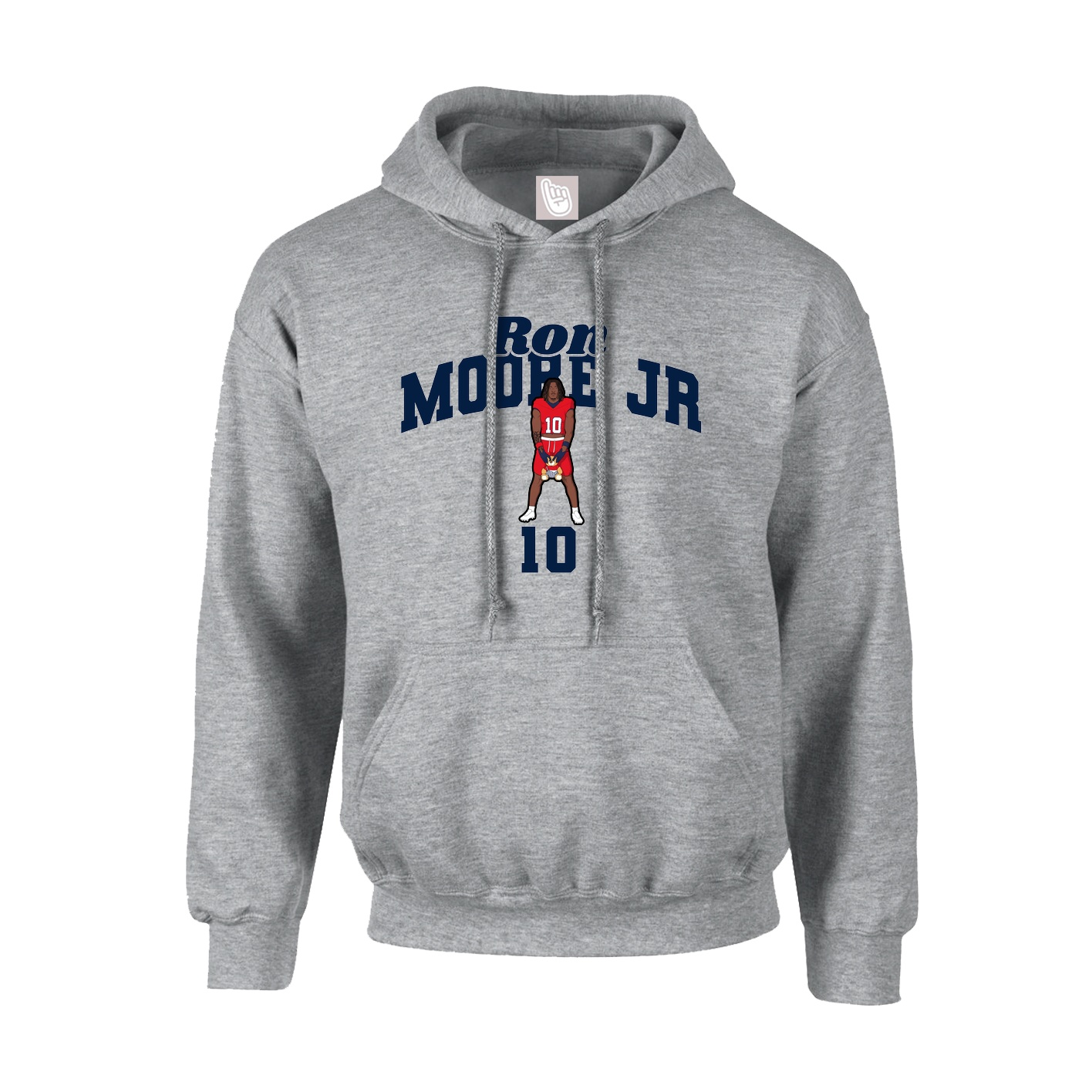 Hoodie — Signature Arch in Grey
