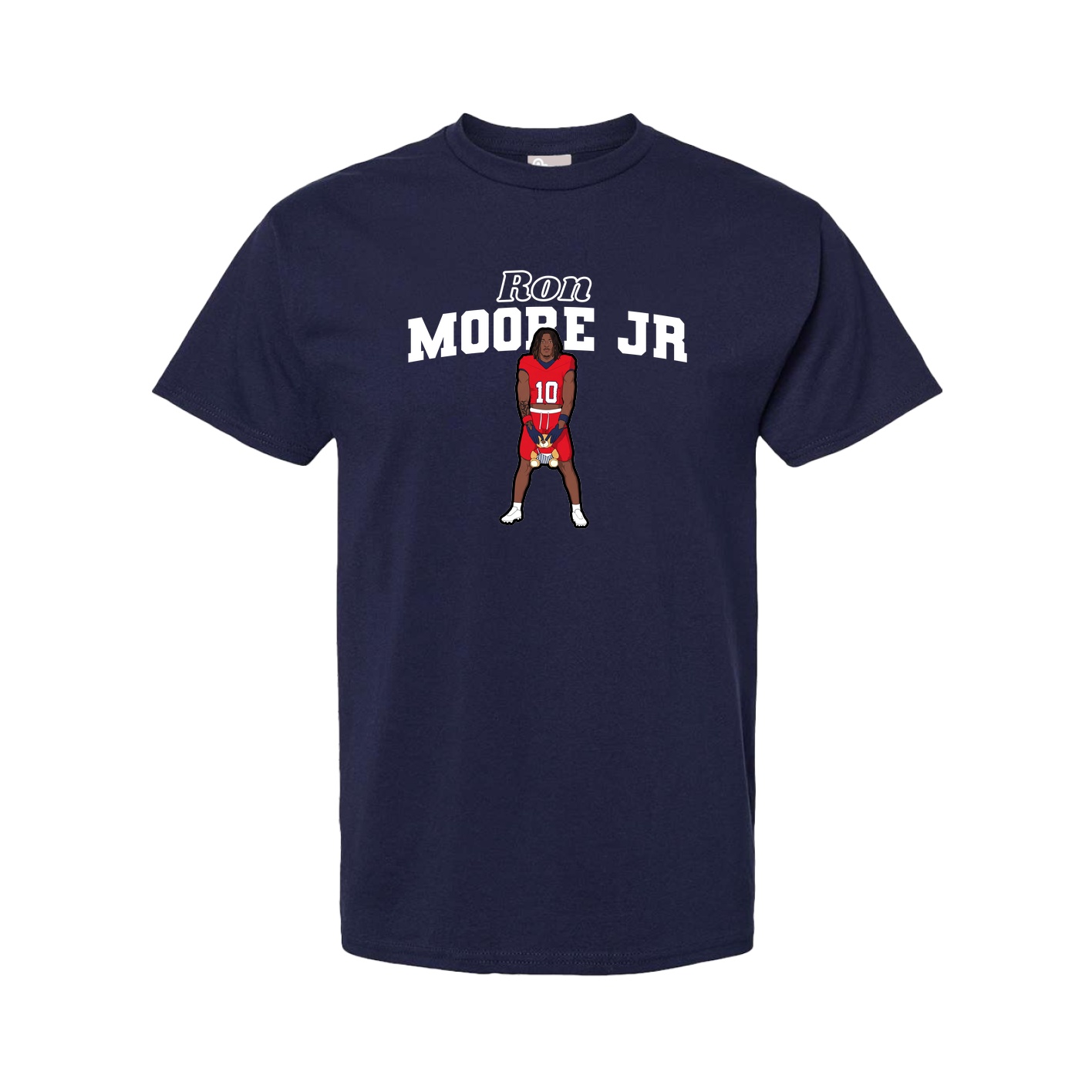 Youth Tee — Name Arch in Navy