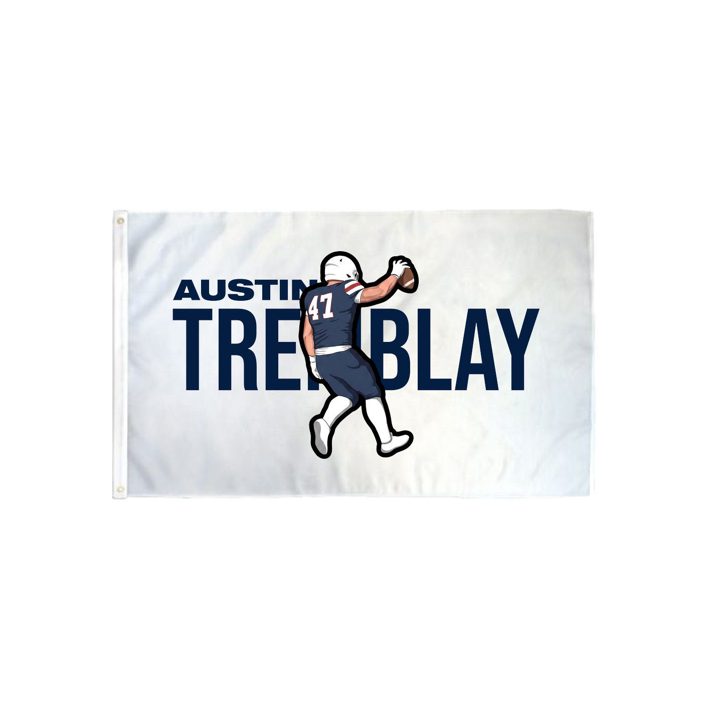 3x5 Flag — Player Name in Classic