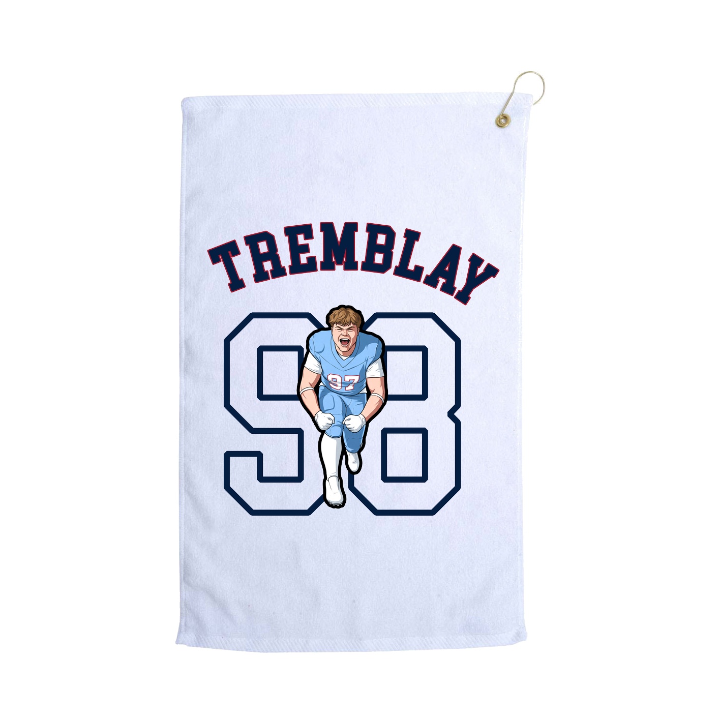 Golf Towel — Shirsey Arch in White