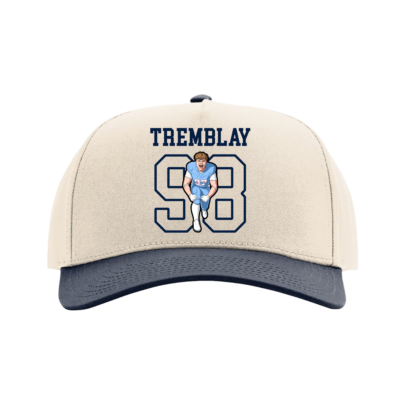 Full Fabric Five-Panel Champ Cap