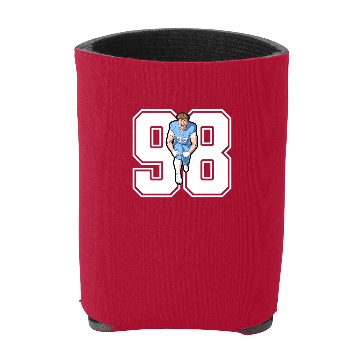 Can Holder — Number in Red