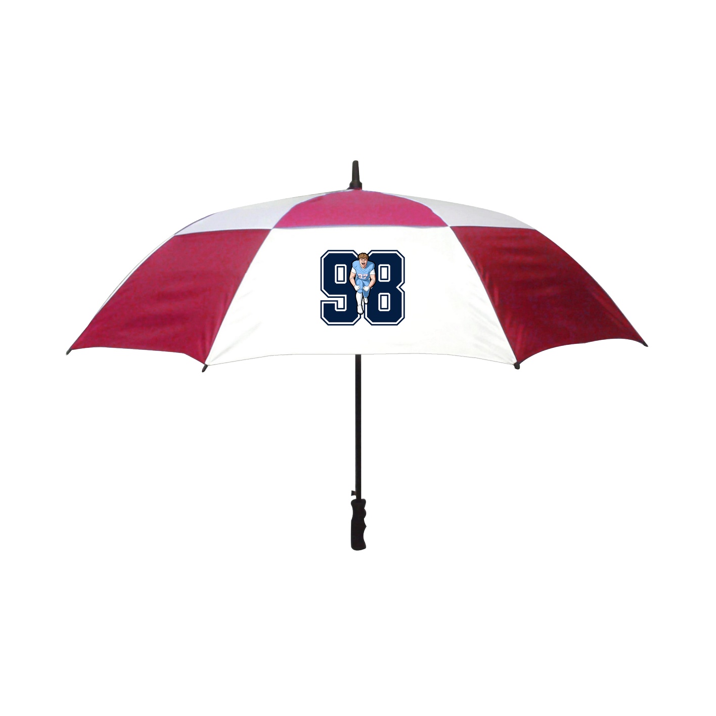Golf Umbrella — Number in Red