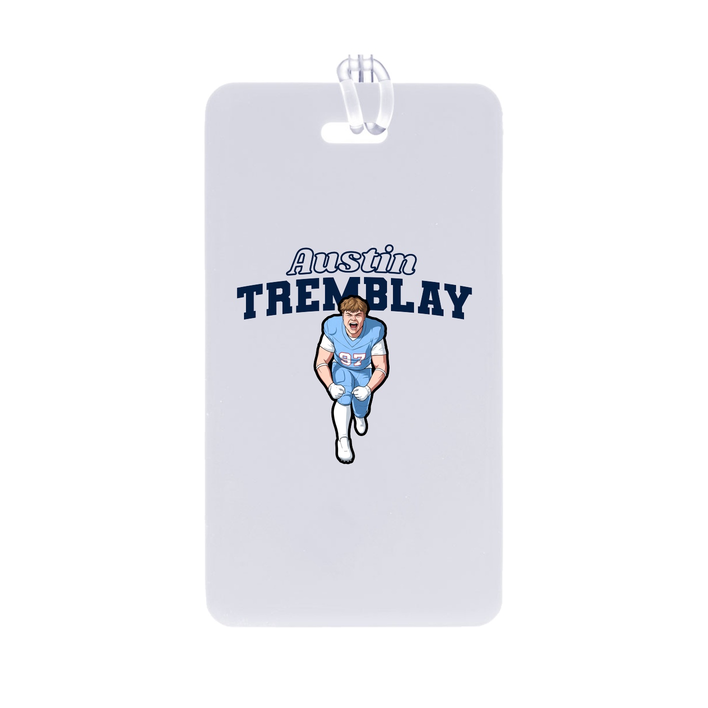 Bag Tag — Name Arch in Classic