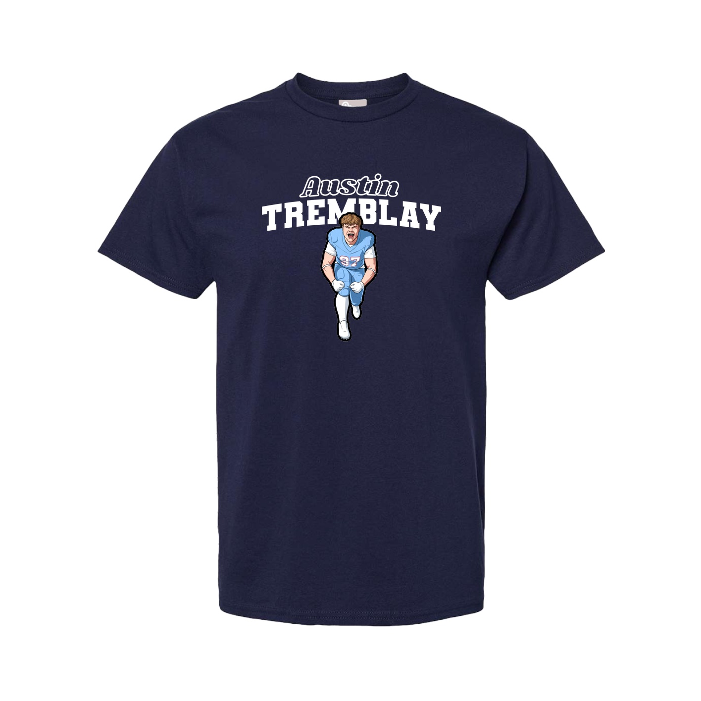 Tee — Name Arch in Navy