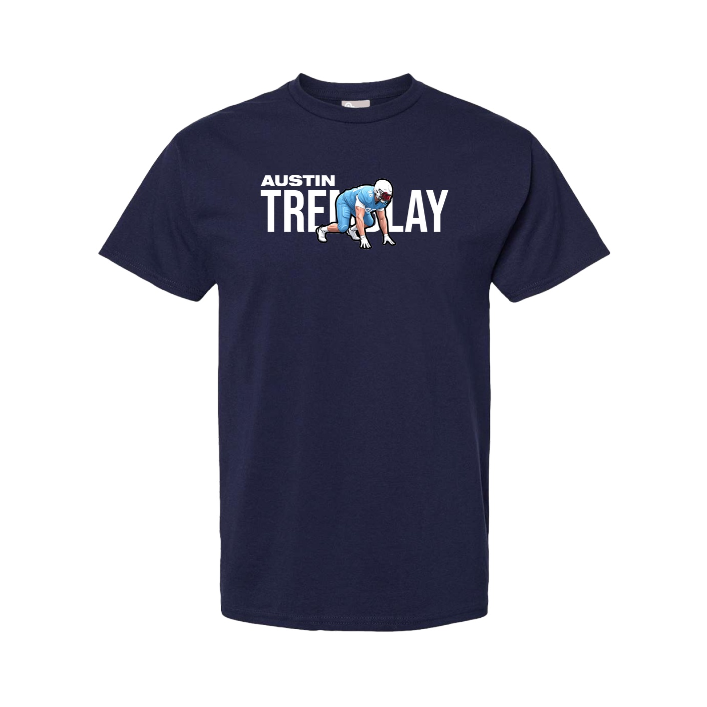 Youth Tee — Player Name in Navy