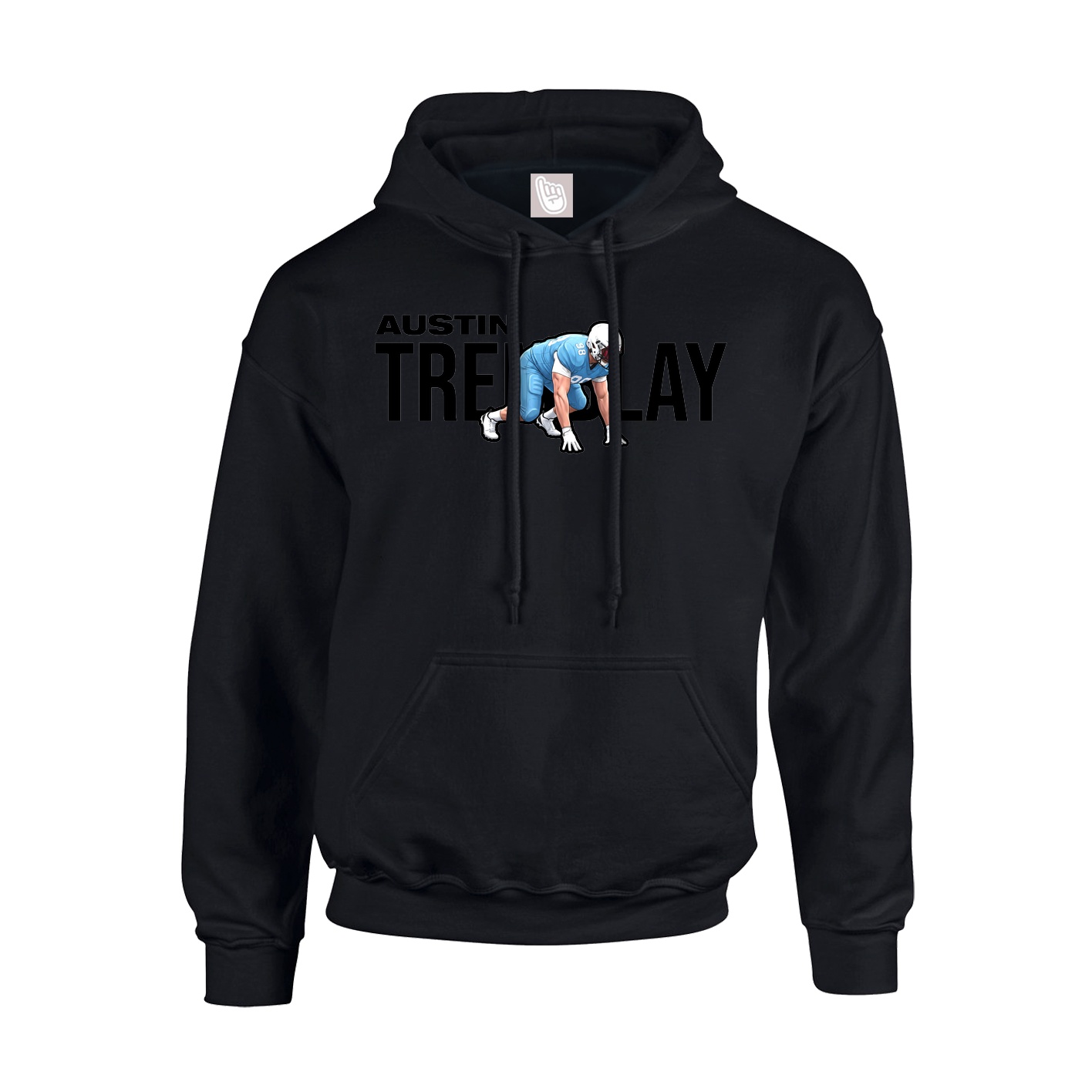 Hoodie — Player Name in Black