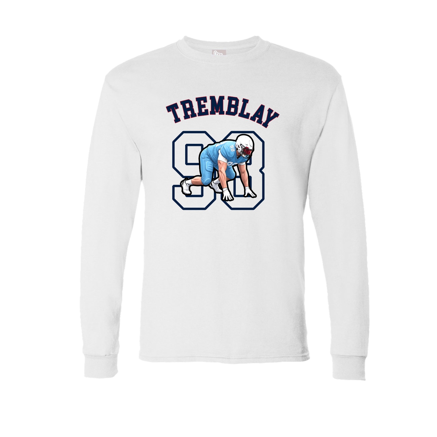 Long Sleeve Tee — Shirsey Arch in White