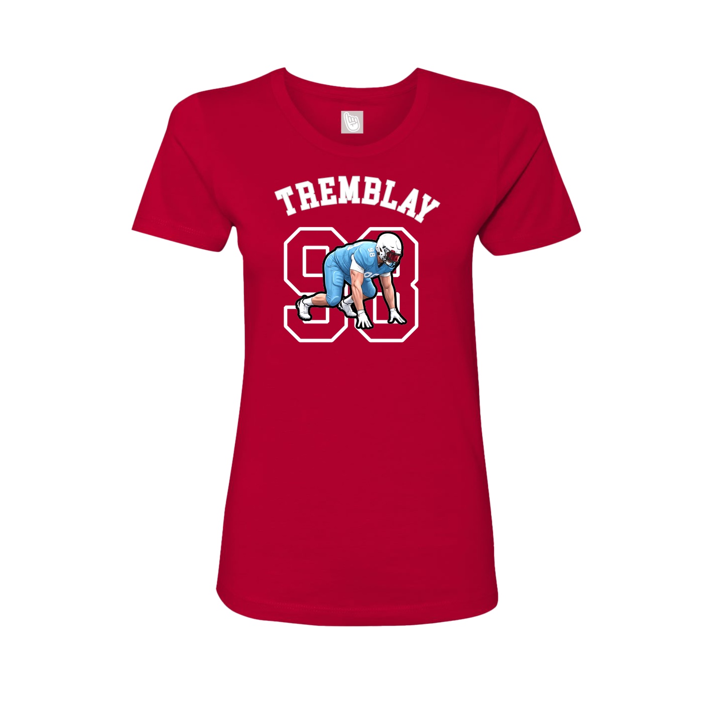 Womens Tee — Shirsey Arch in Red
