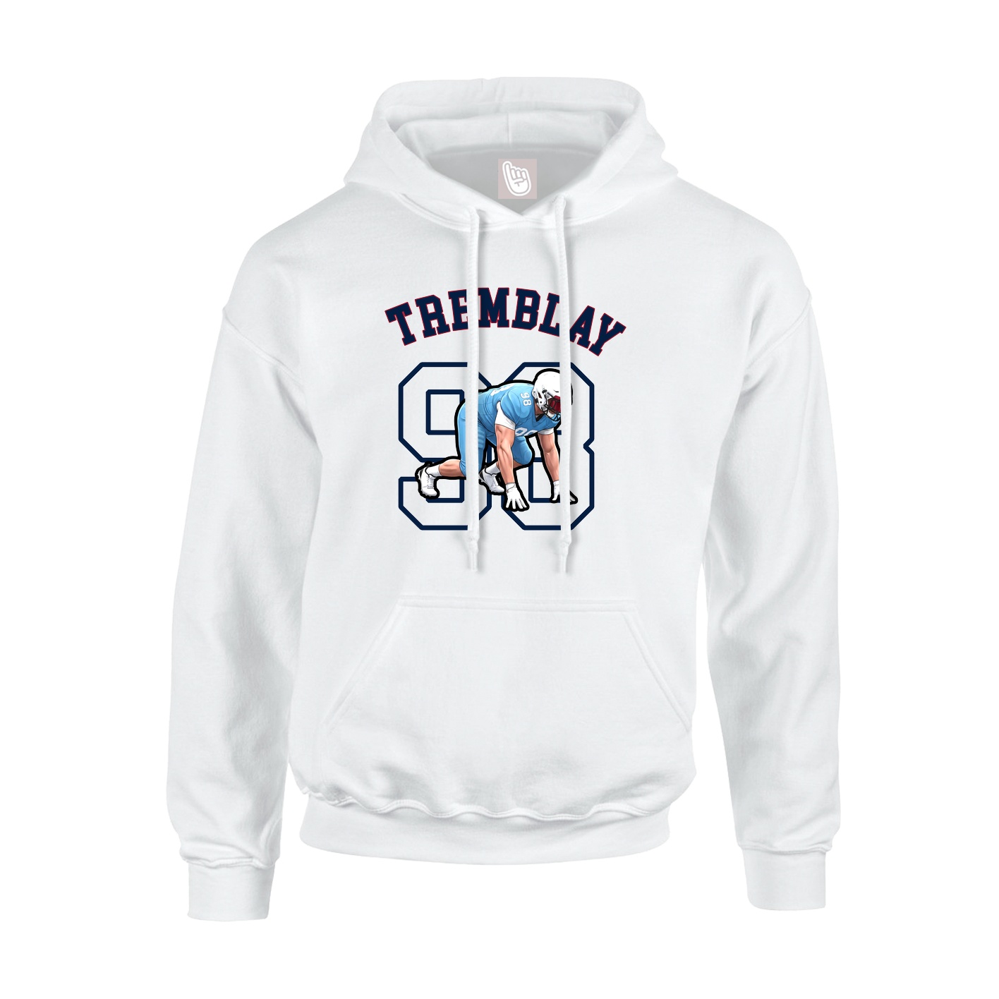 Hoodie — Shirsey Arch in White