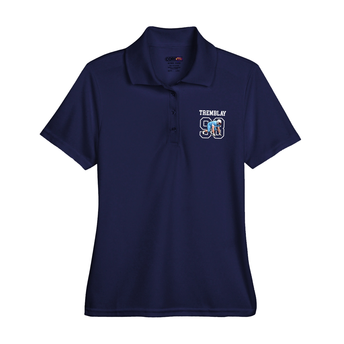 Womens Performance Polo — Shirsey in Navy