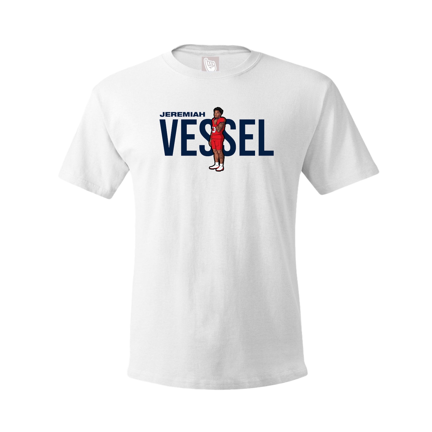 Youth Tee — Player Name in White