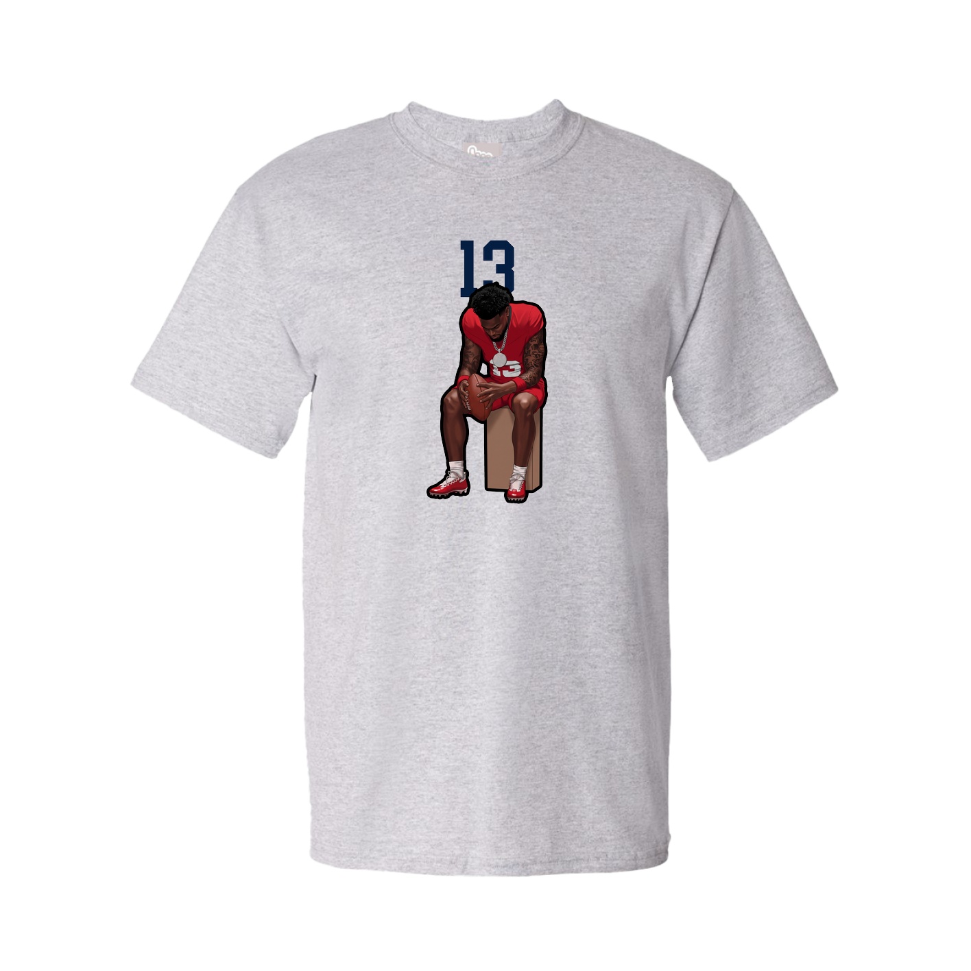 Tee — Number Top in Grey