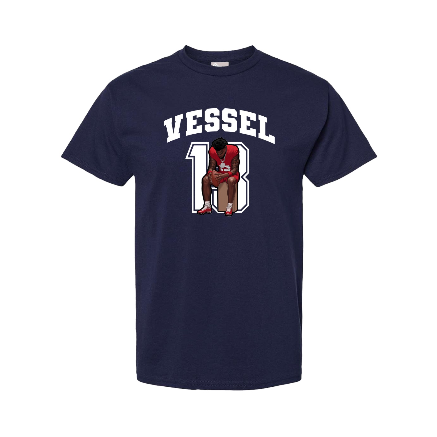 Tee — Number in Navy