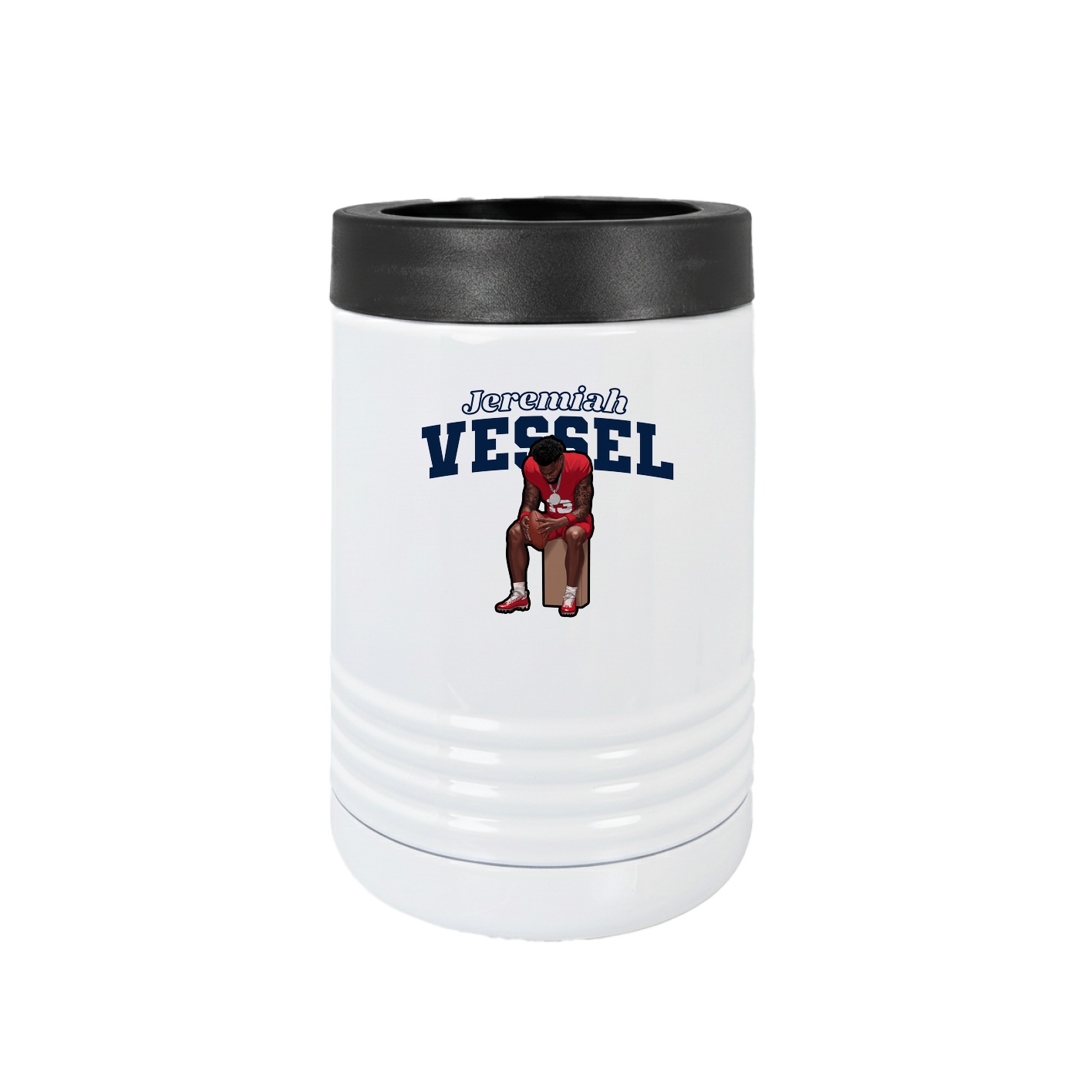 Beverage Holder — Name Arch in White