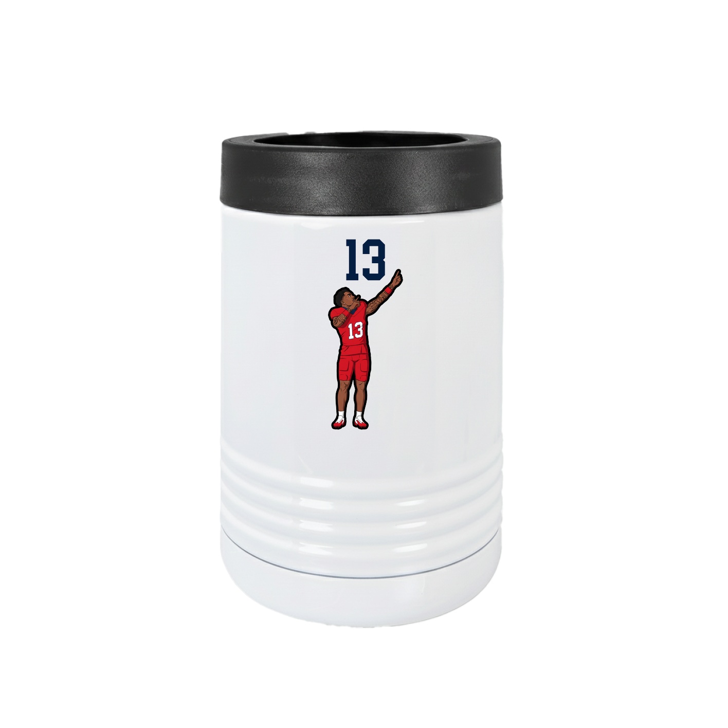 Beverage Holder — Number Top in White