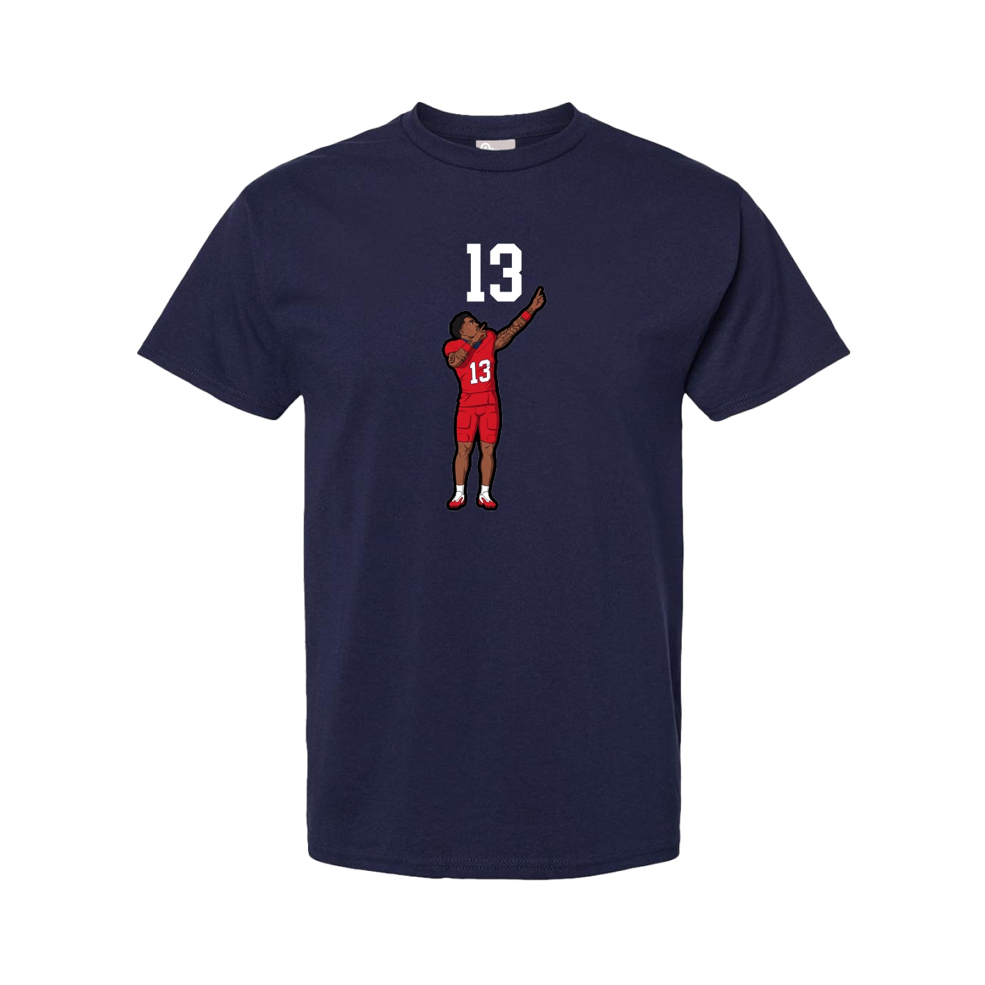 Tee — Number Top in Navy
