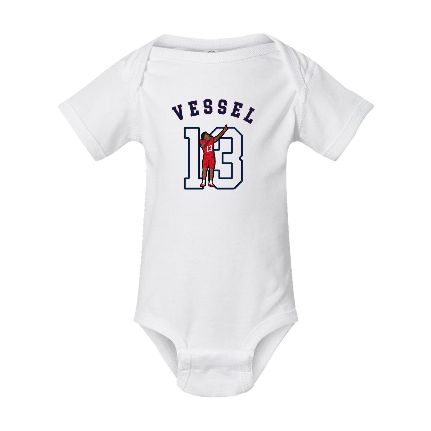 Baby Onesie — Shirsey Arch in White