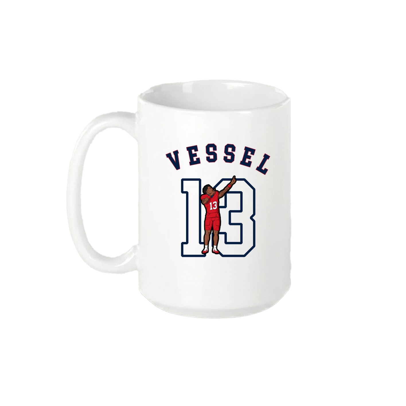 15oz Coffee Mug — Shirsey Arch in White