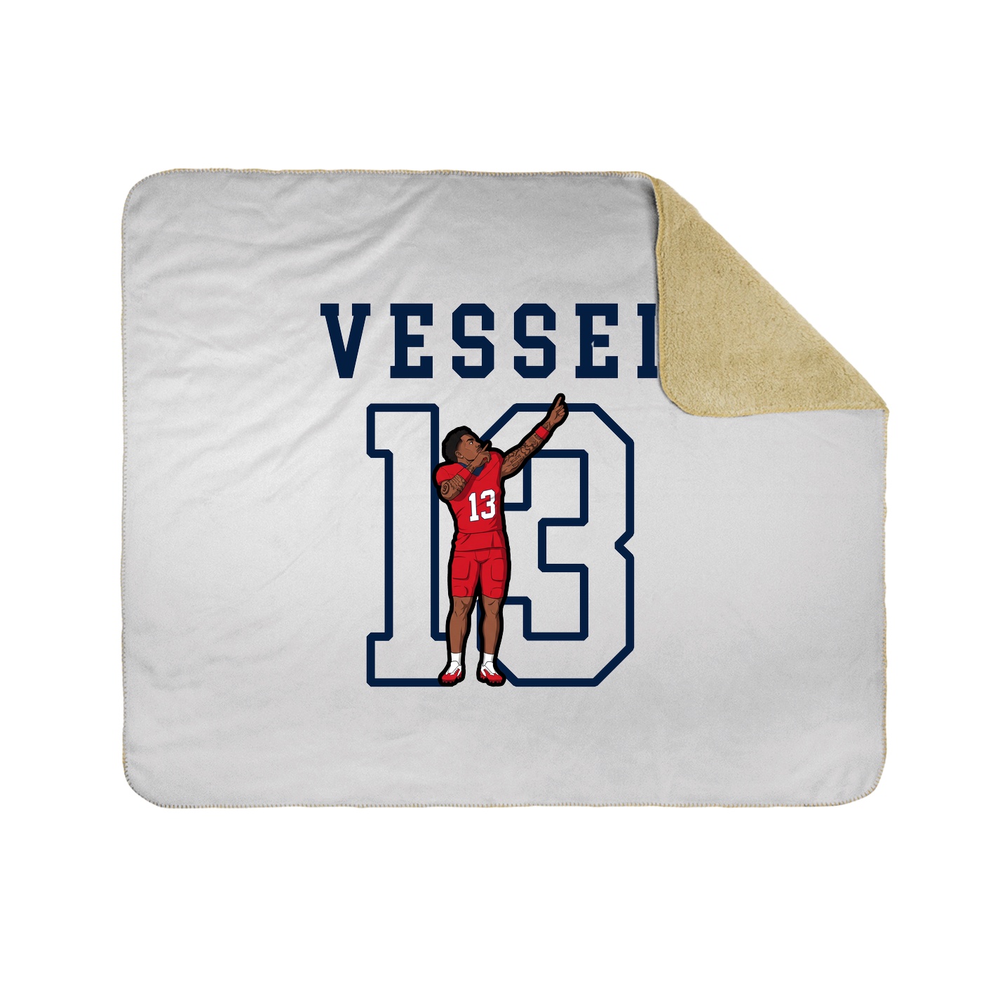 Throw Blanket — Shirsey in White