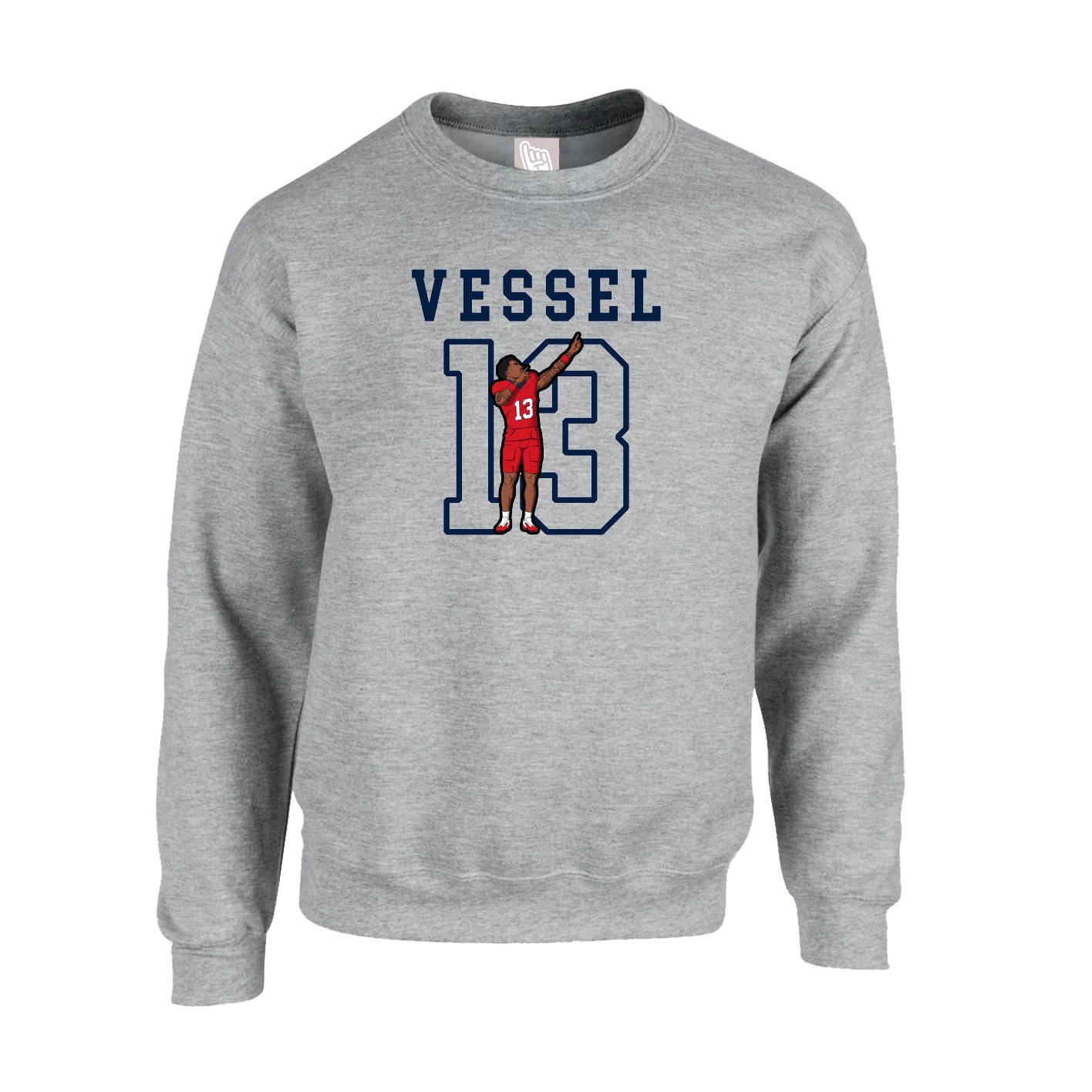Fleece Crew — Shirsey in Grey