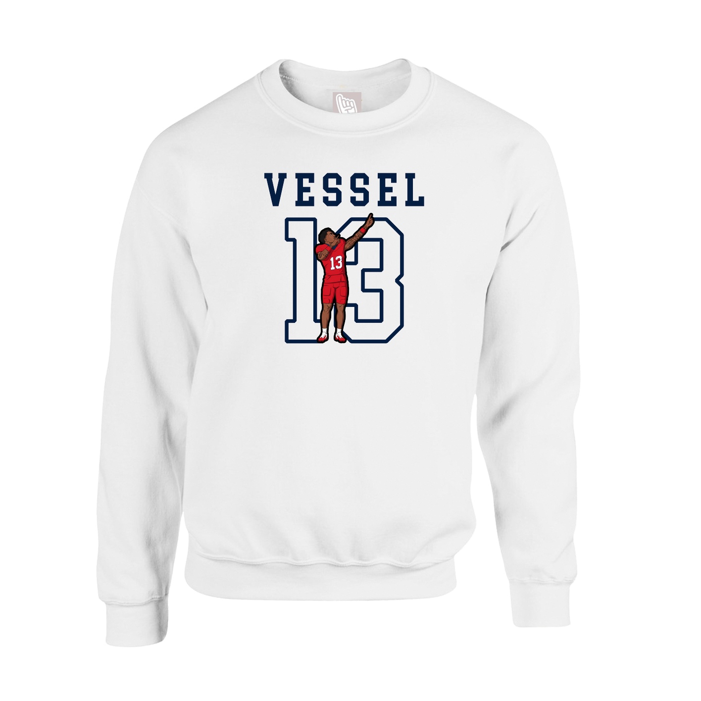 Fleece Crew — Shirsey in White