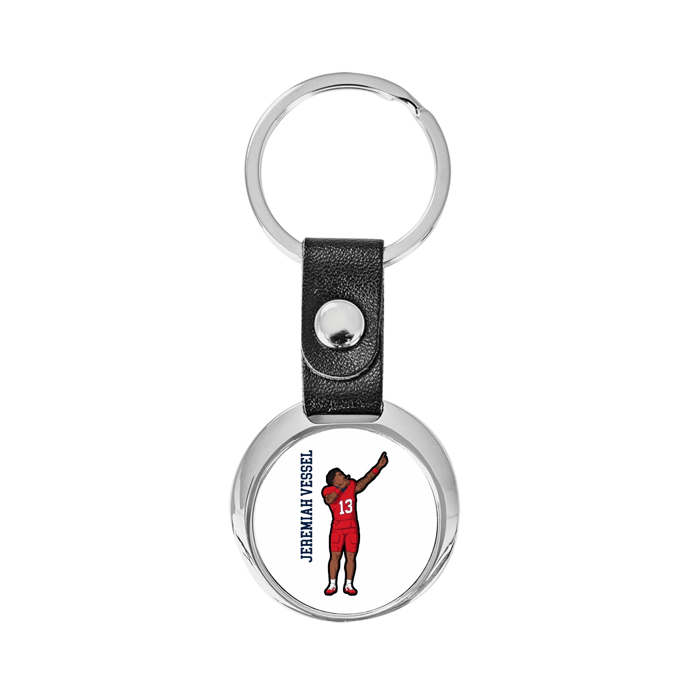 Key Chain — Name Vertical in Classic