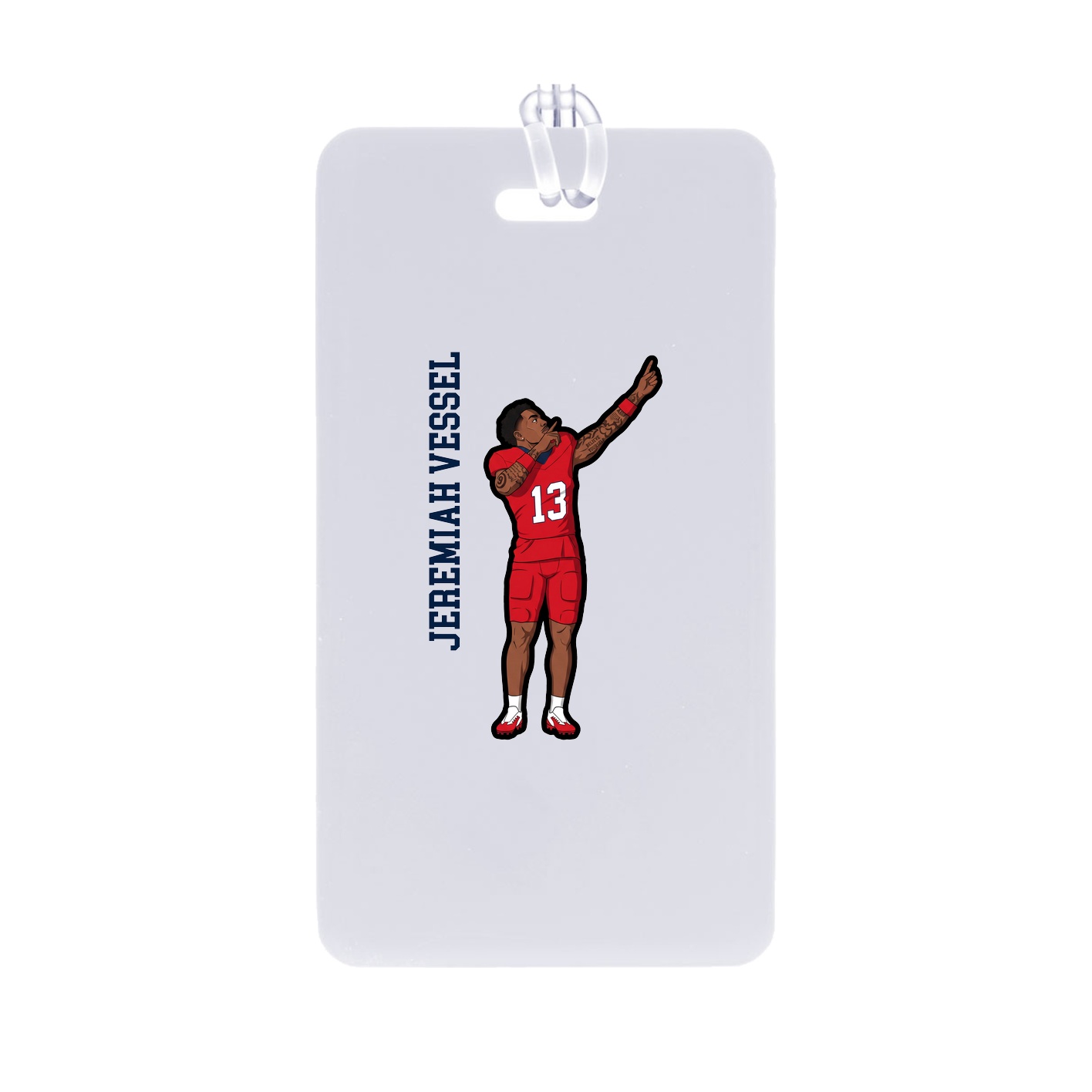 Bag Tag — Name Vertical in Classic