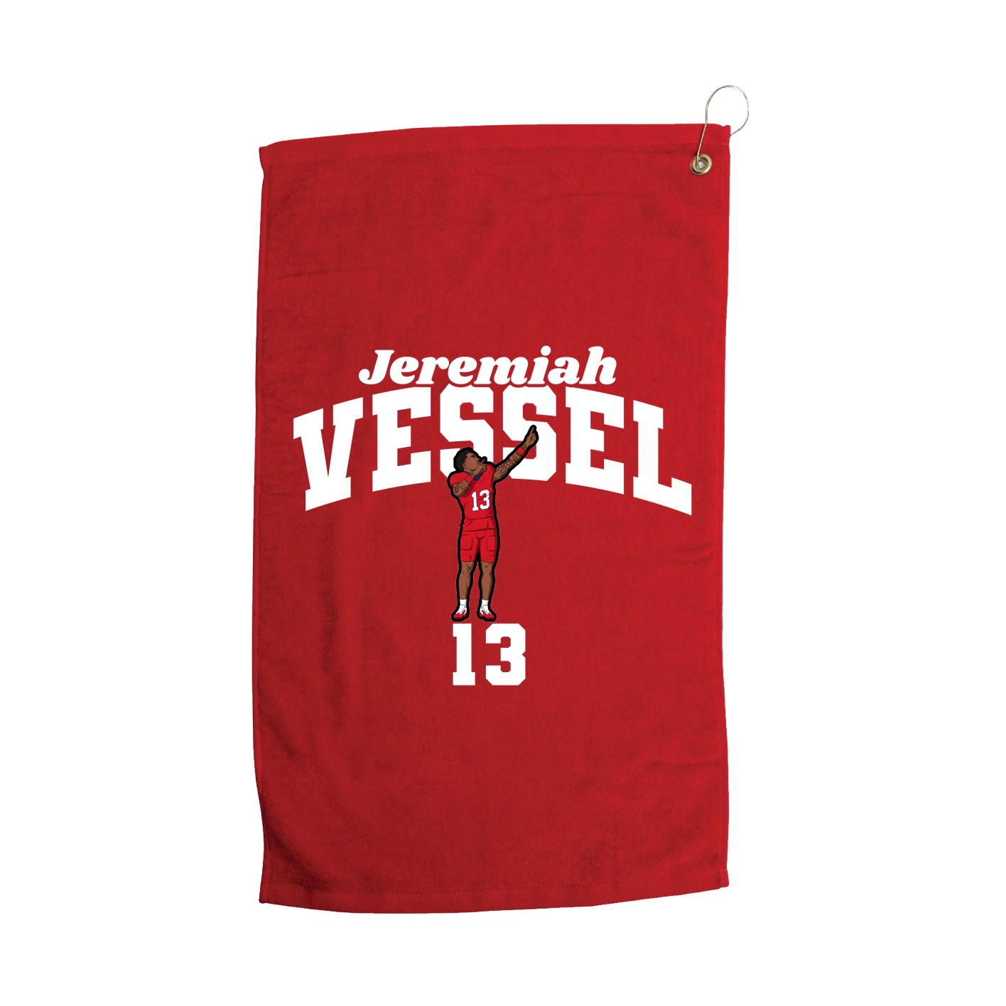 Golf Towel — Signature Arch in Red