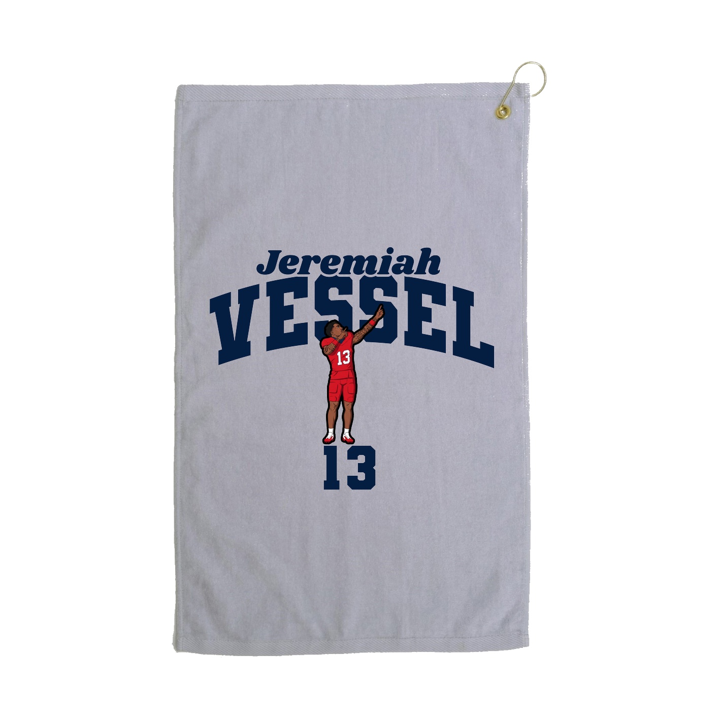 Golf Towel — Signature Arch in Grey