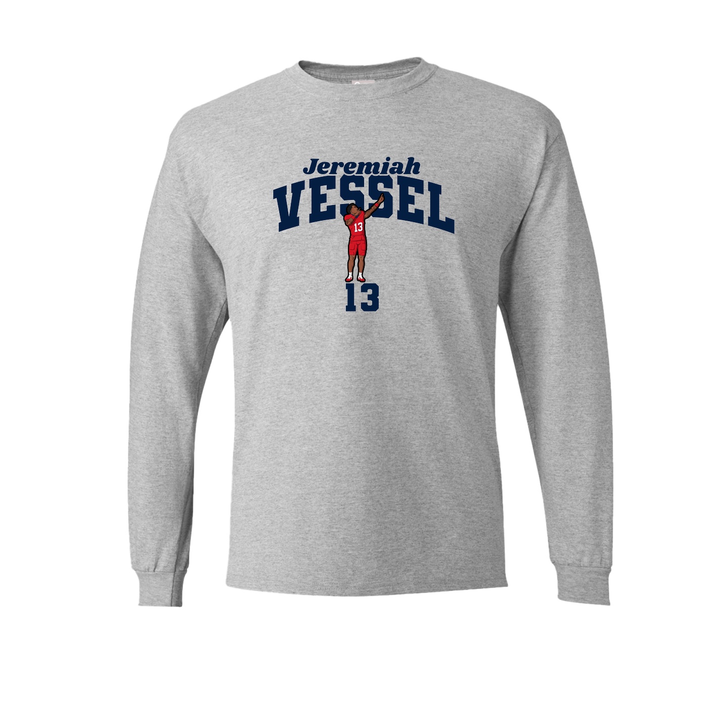 Long Sleeve Tee — Signature Arch in Grey