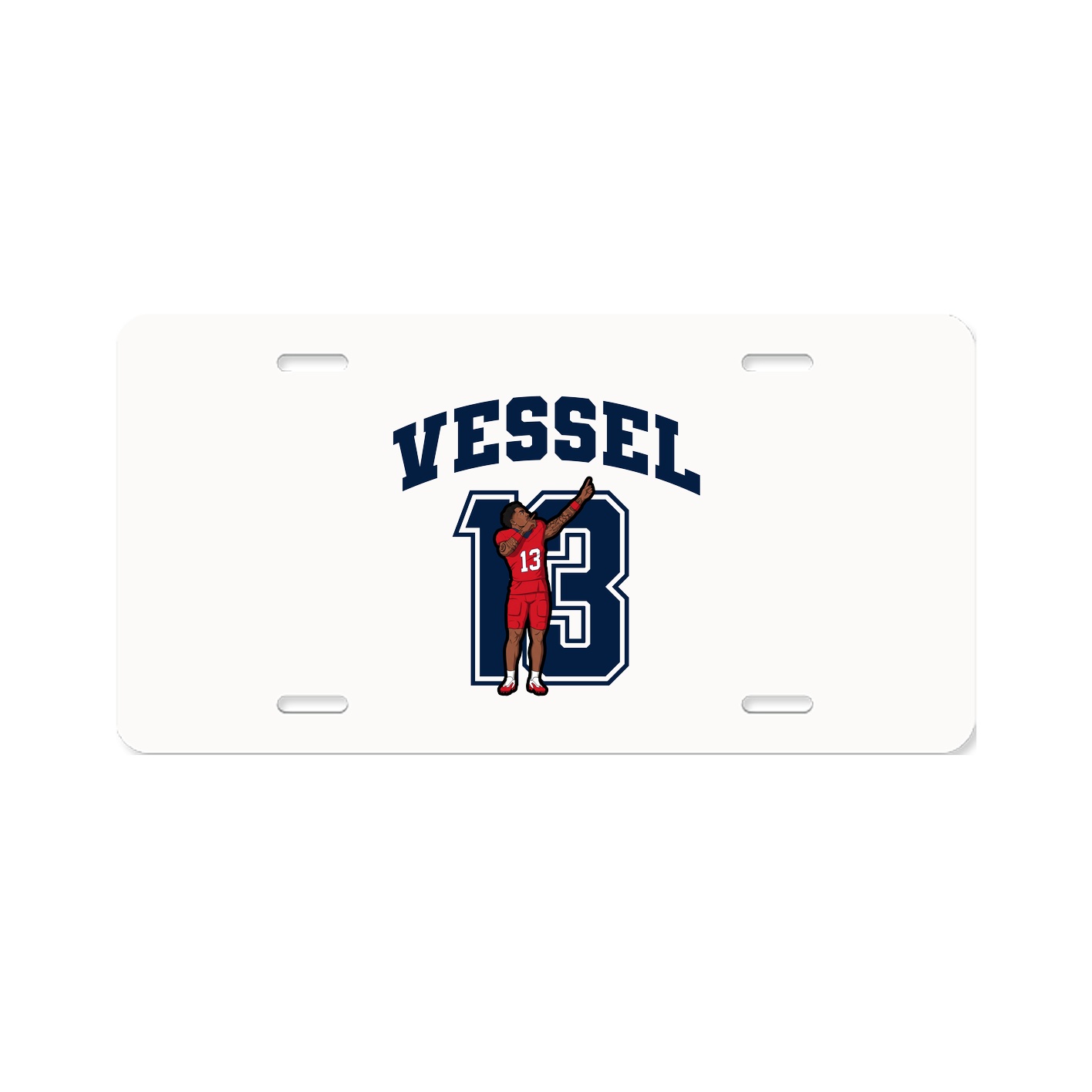 License Plate — Number in Classic