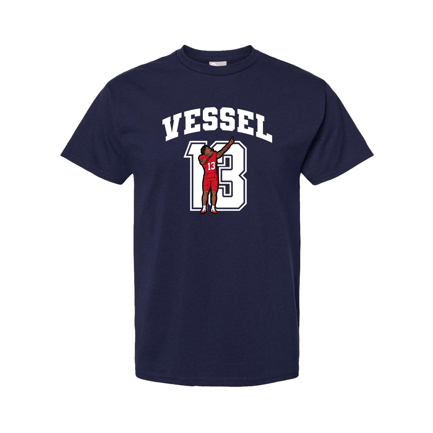 Tee — Number in Navy