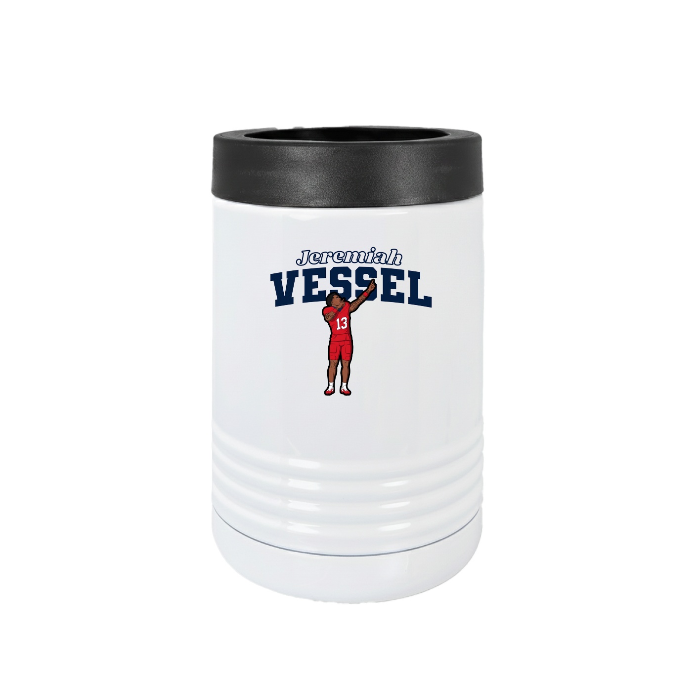 Beverage Holder — Name Arch in White