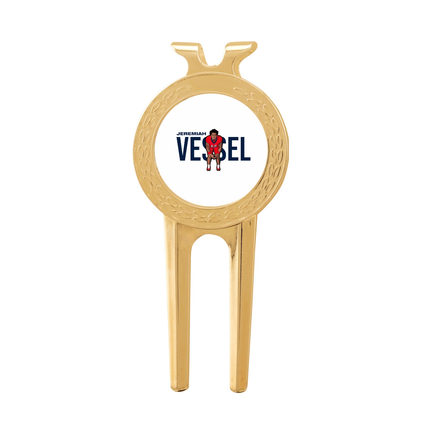 Divot Tool with Ball Marker — Player Name in Classic