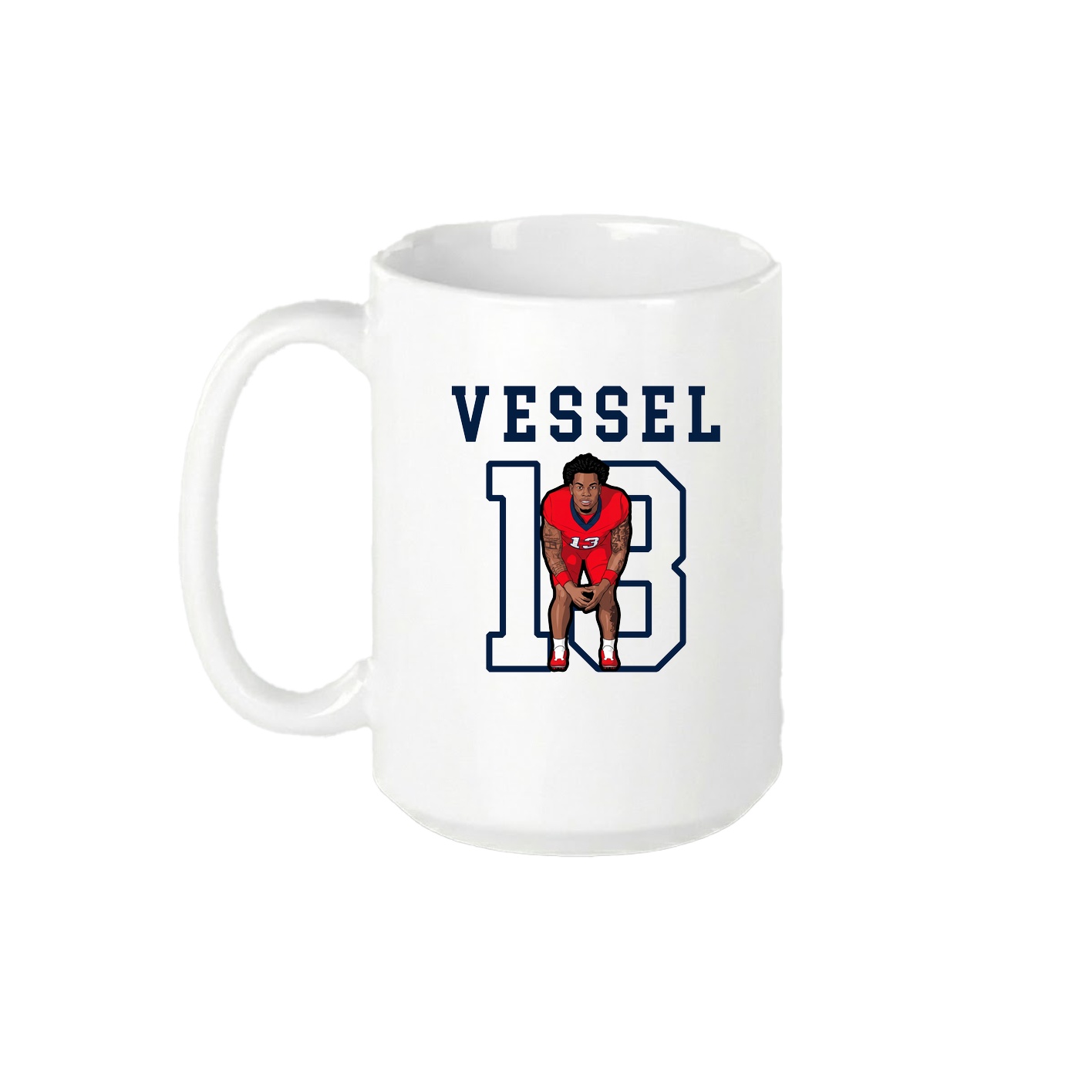 15oz Coffee Mug — Shirsey in White