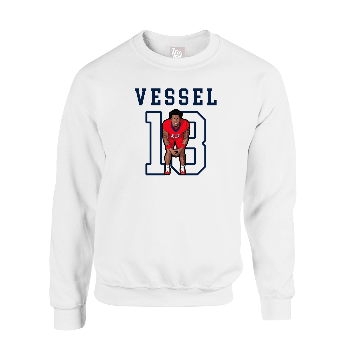 Fleece Crew — Shirsey in White