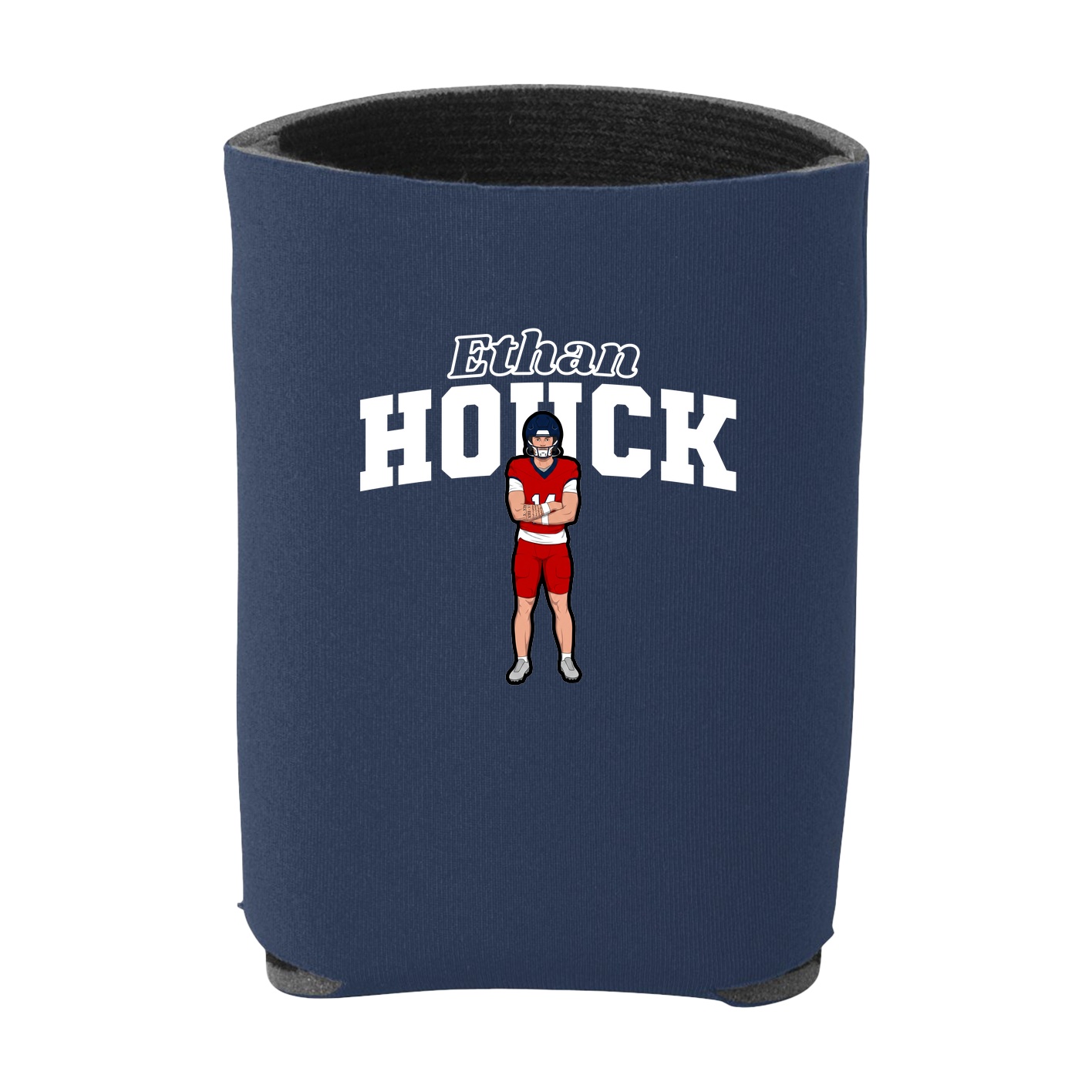 Can Holder — Name Arch in Navy