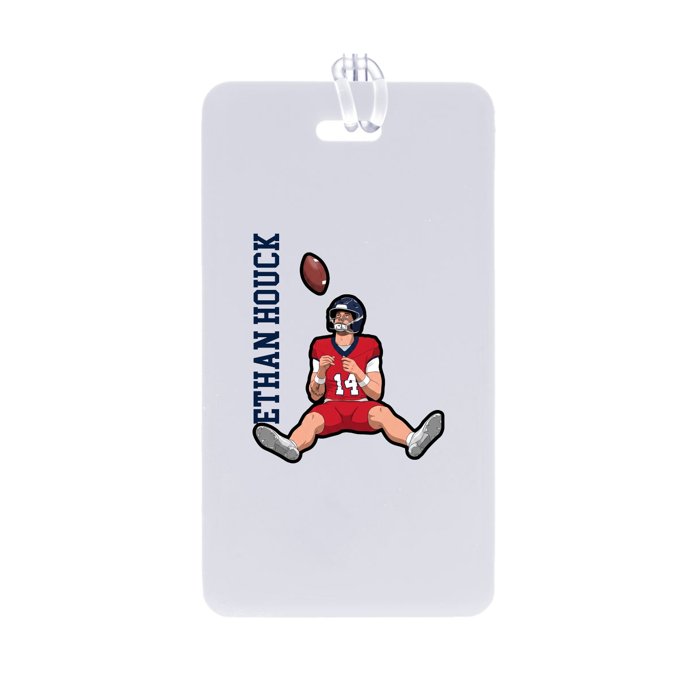 Bag Tag — Name Vertical in Classic