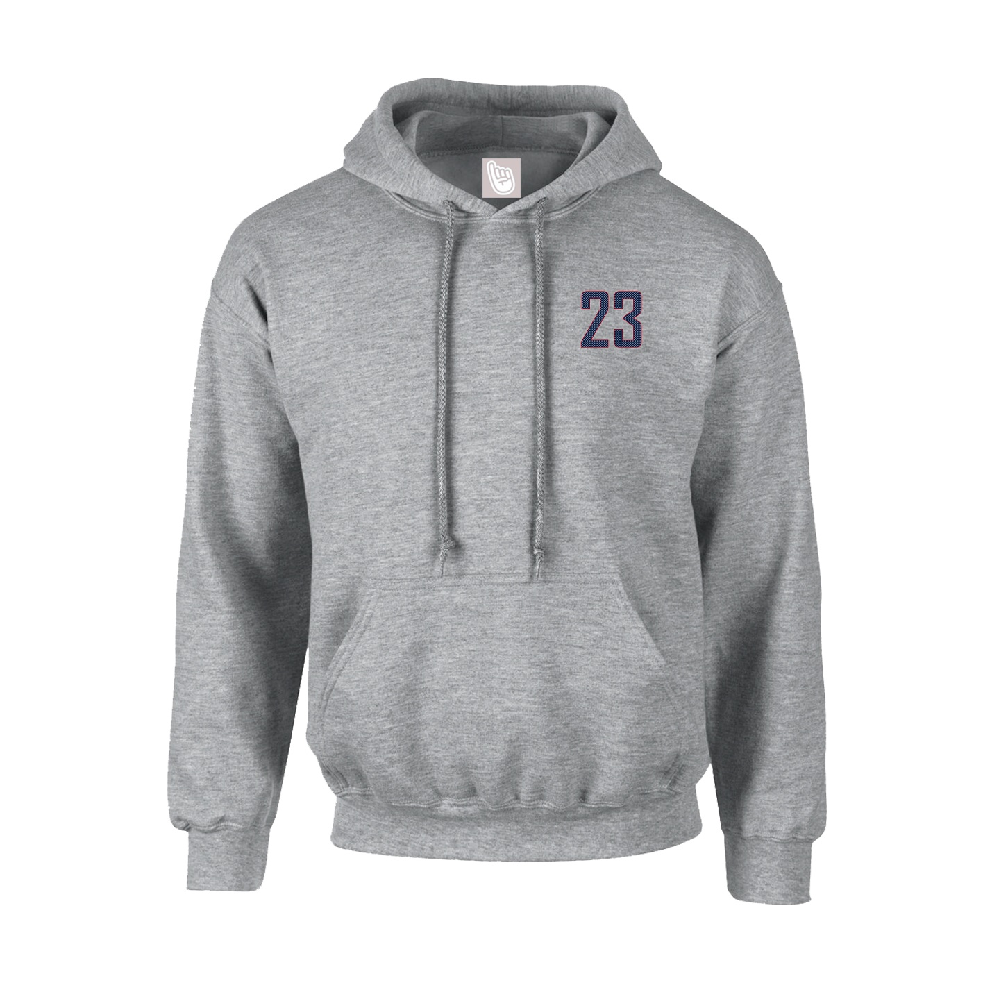 Youth Hoodie — Front Shirsy in Grey