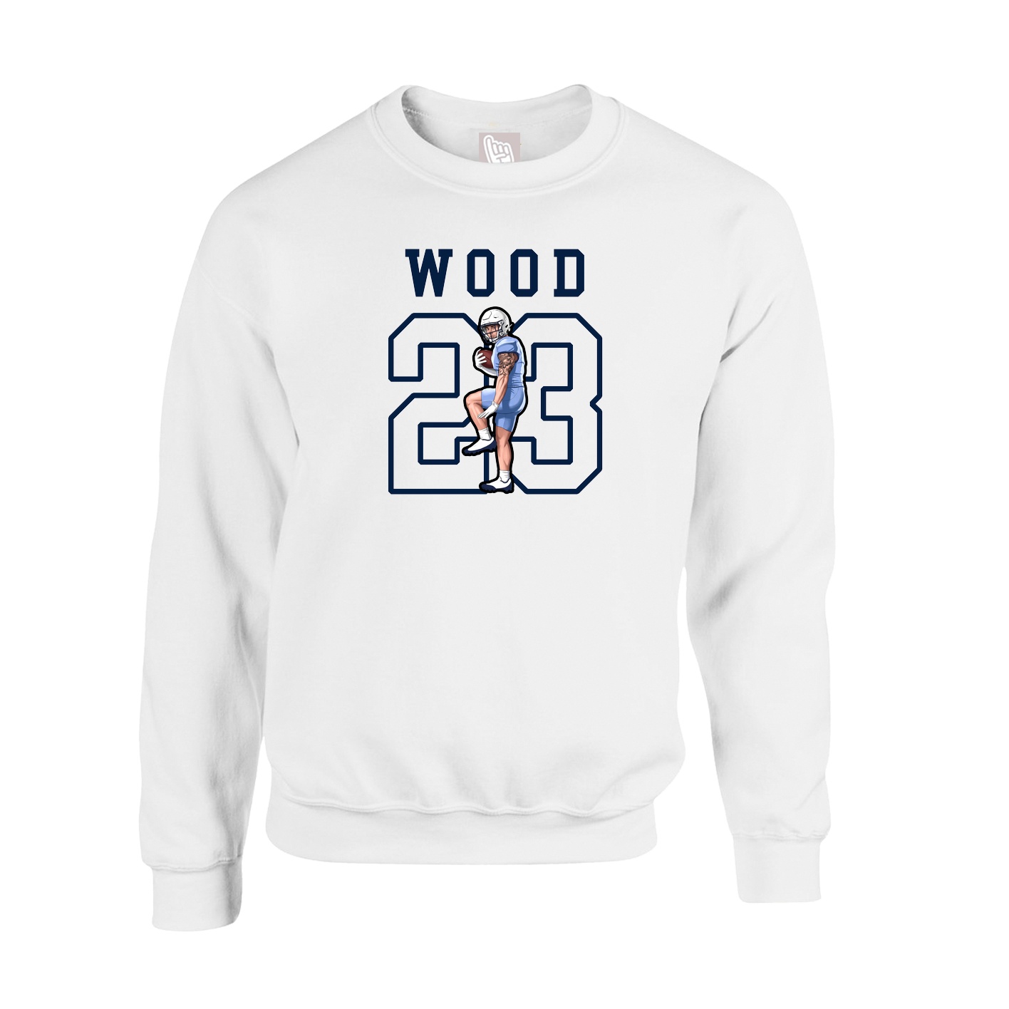 Fleece Crew — Shirsey in White