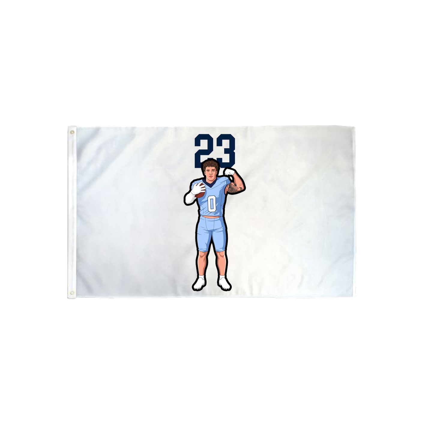 3x5 Flag — Number Top in Classic