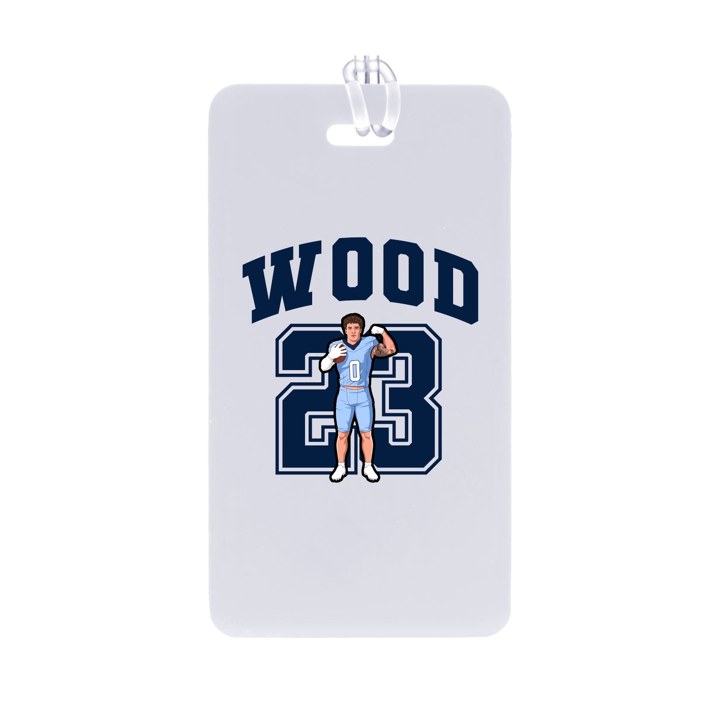 Bag Tag — Number in Classic