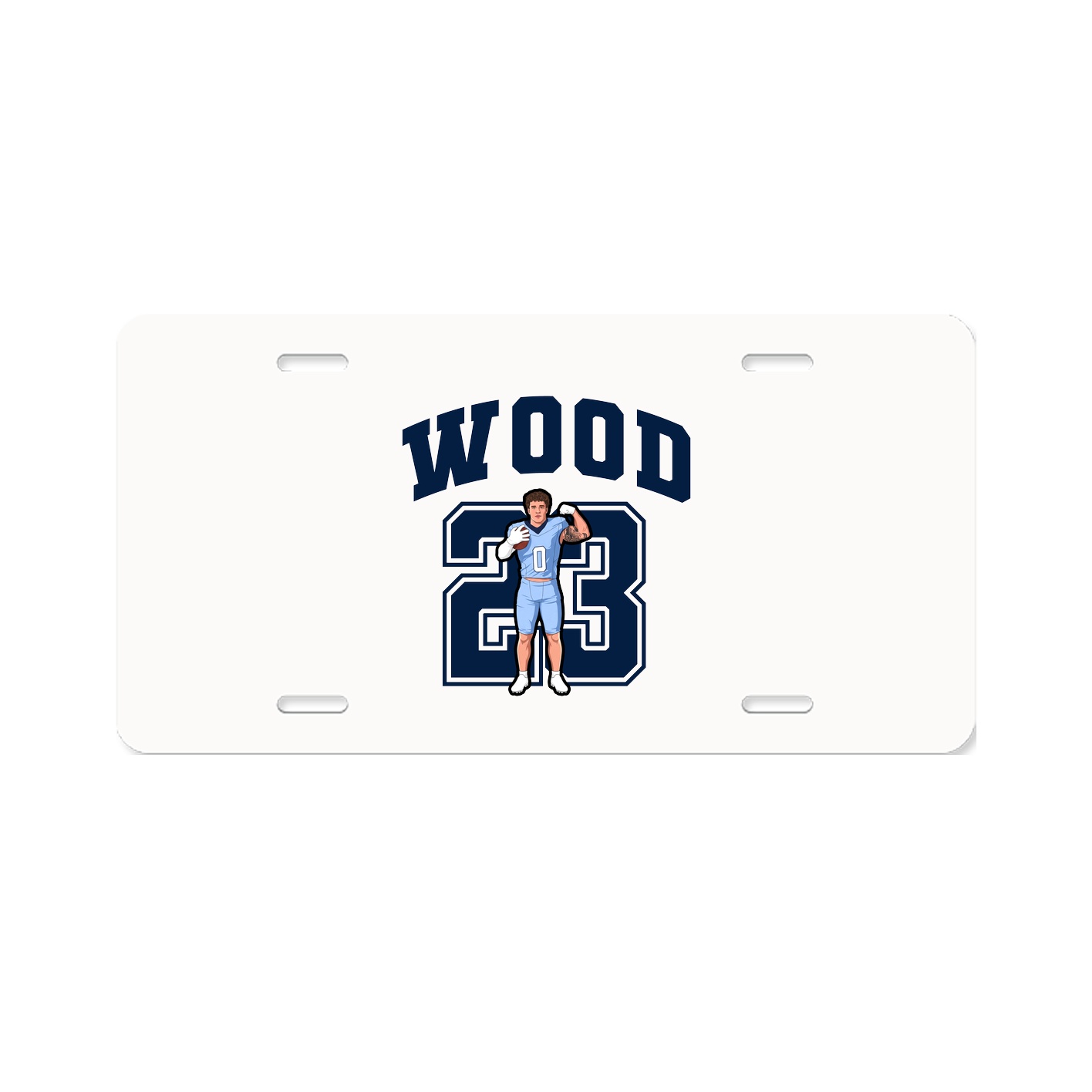 License Plate — Number in Classic