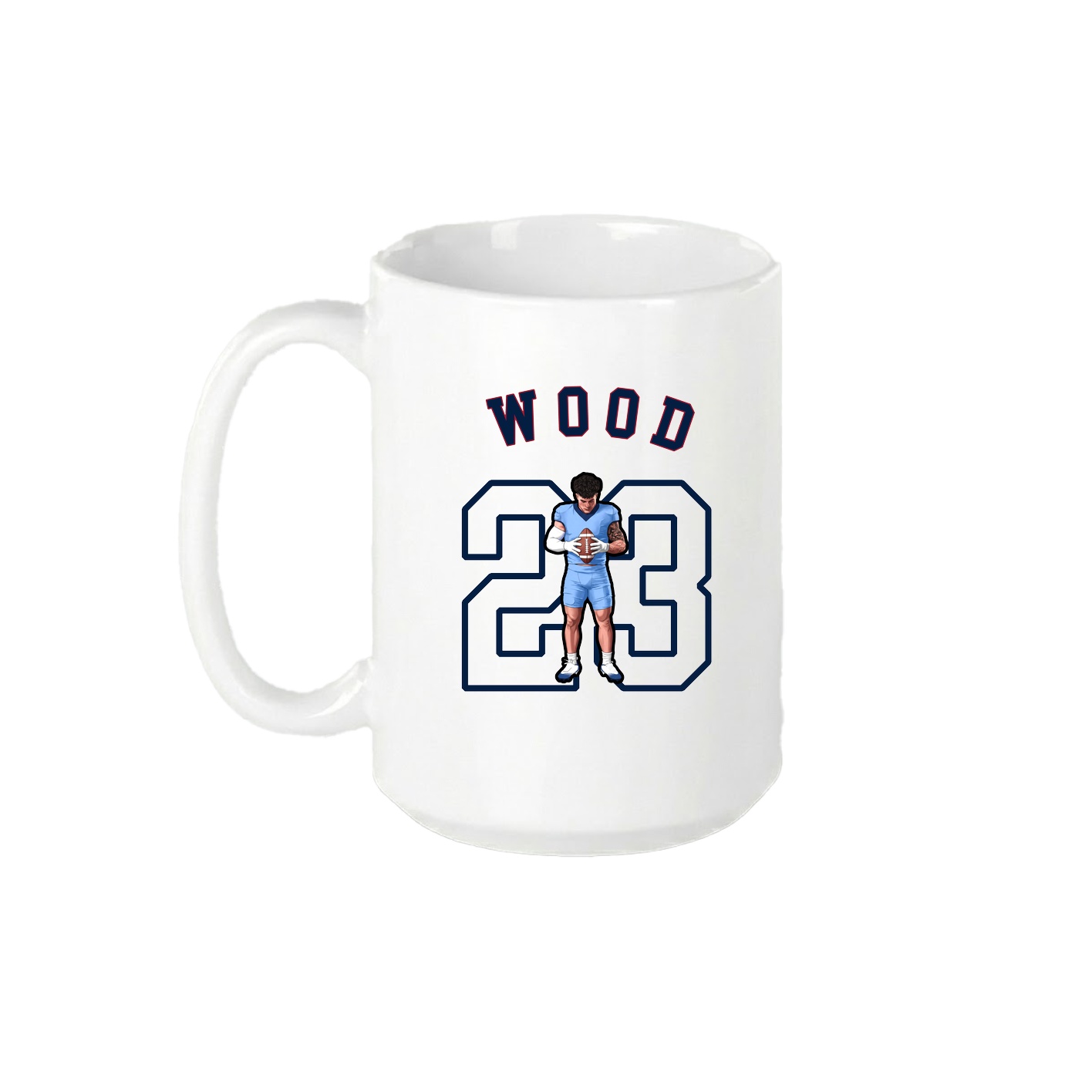 15oz Coffee Mug — Shirsey Arch in White