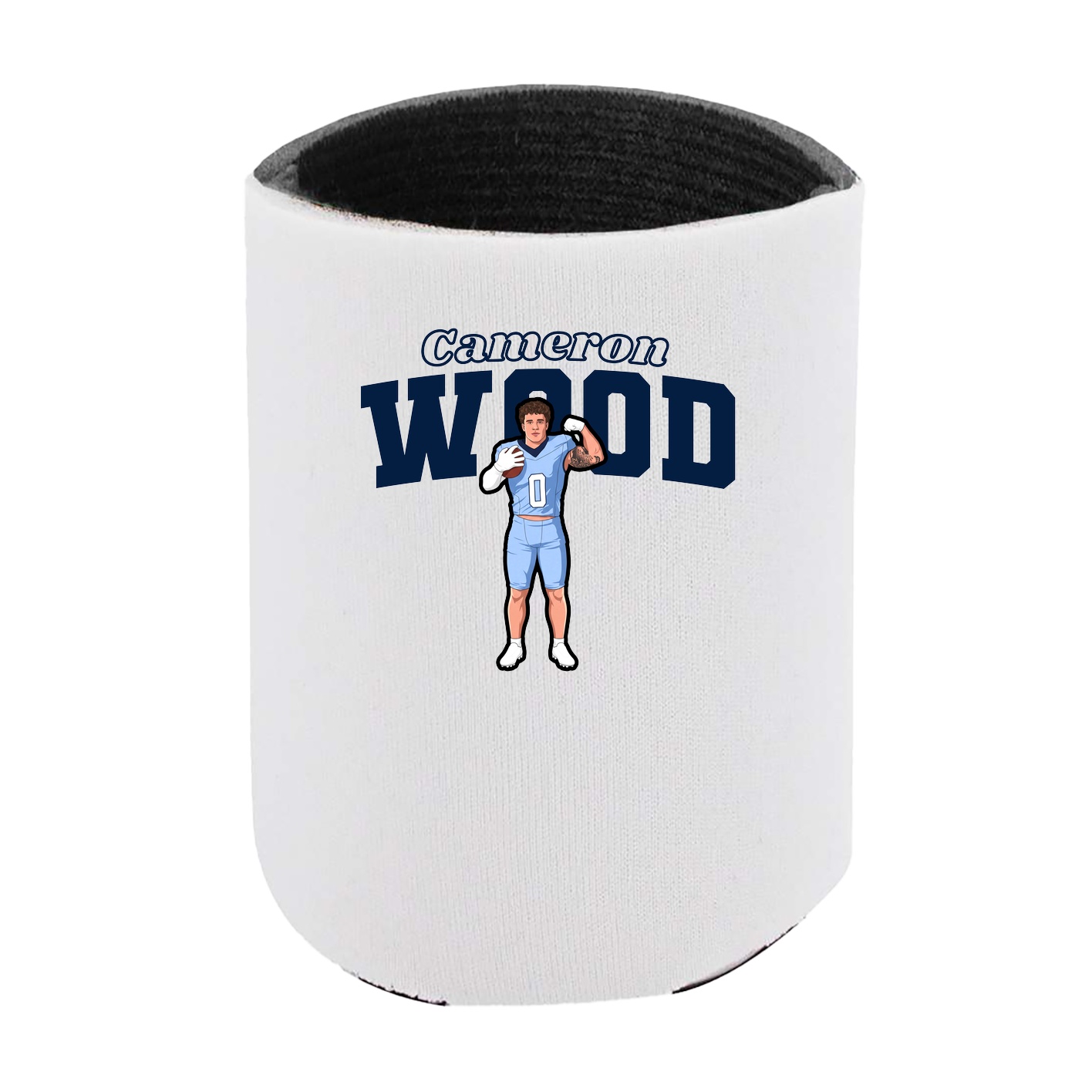 Can Holder — Name Arch in White