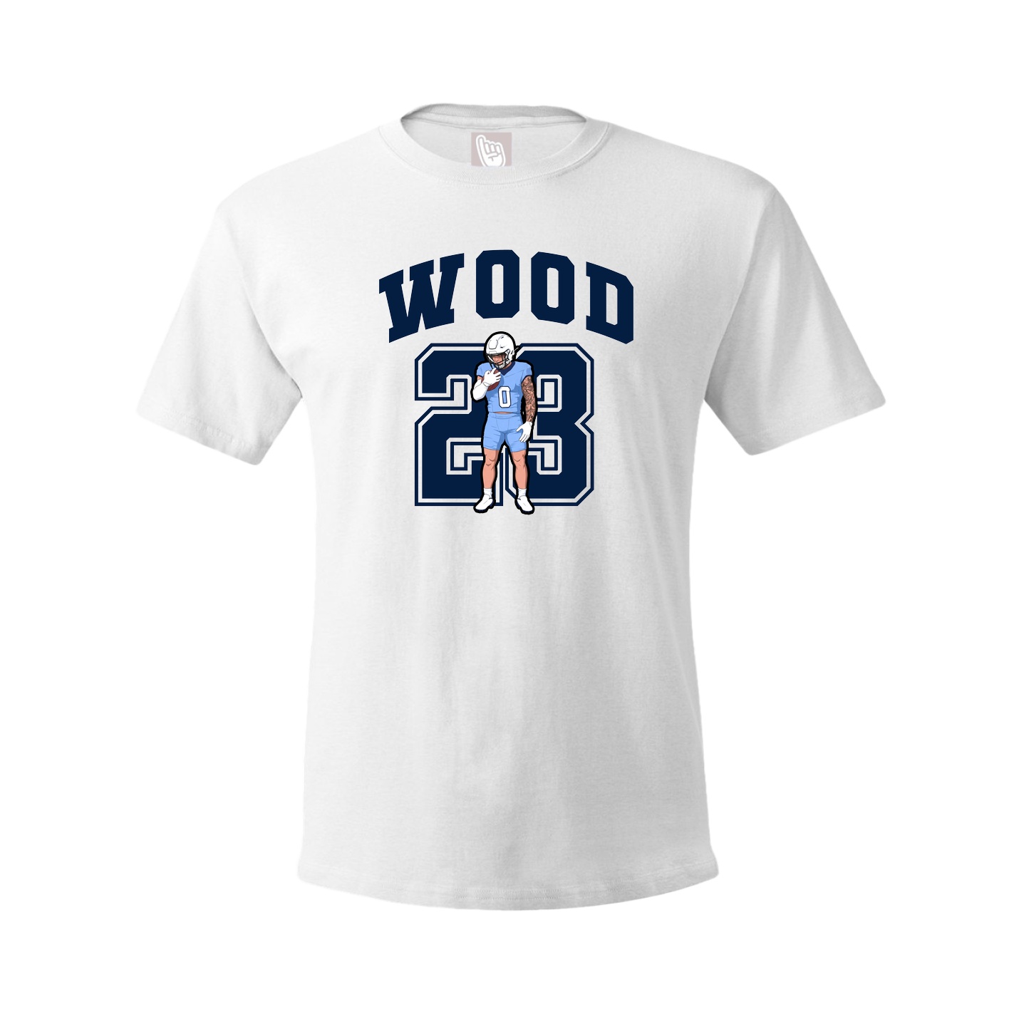 Tee — Number in White