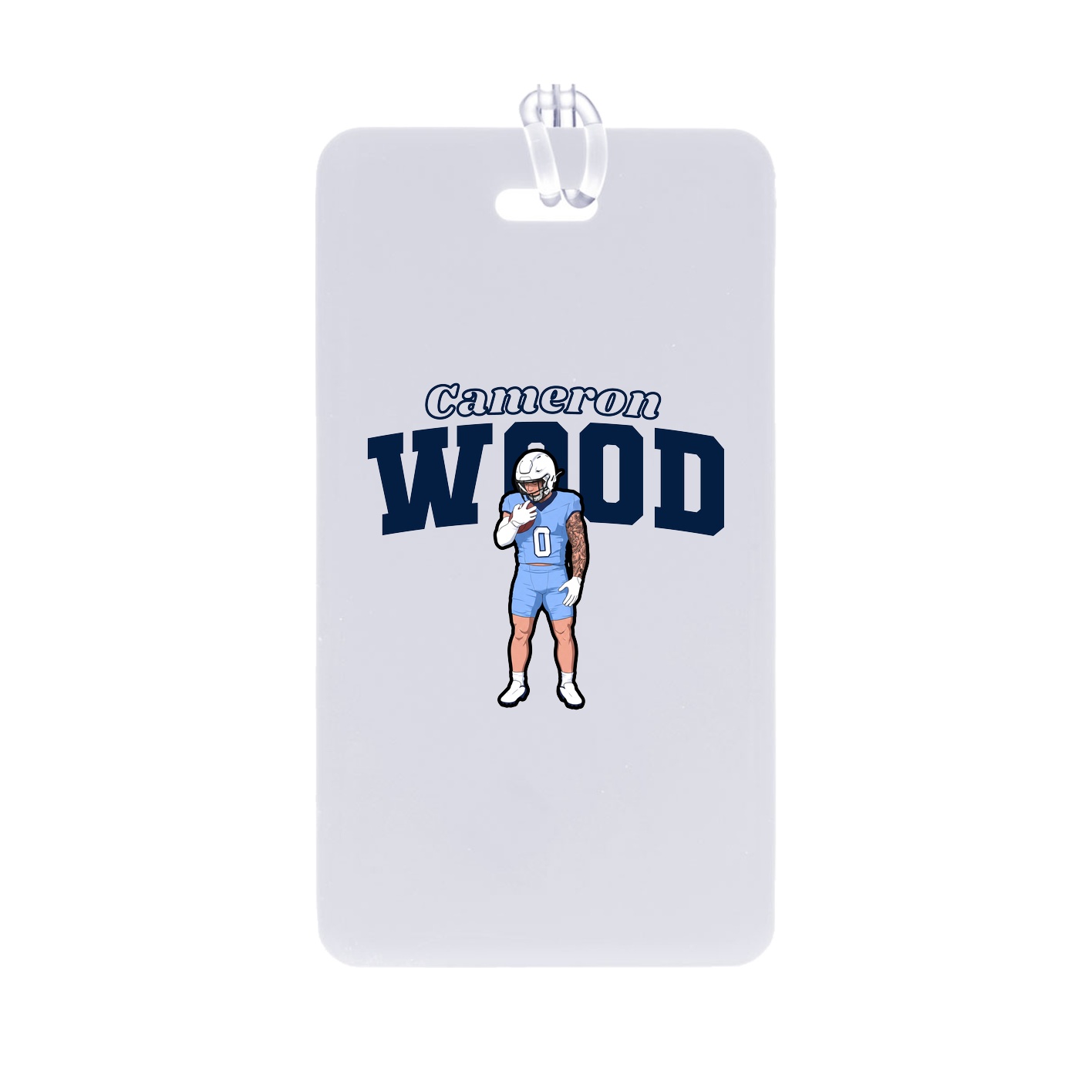 Bag Tag — Name Arch in Classic