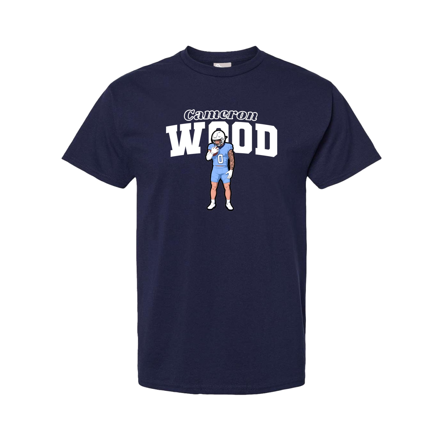Tee — Name Arch in Navy